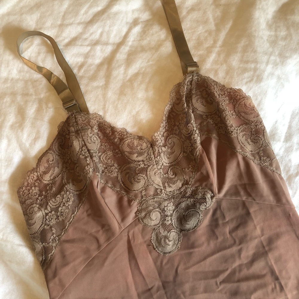 vintage Pinehurst Lingerie pink slip